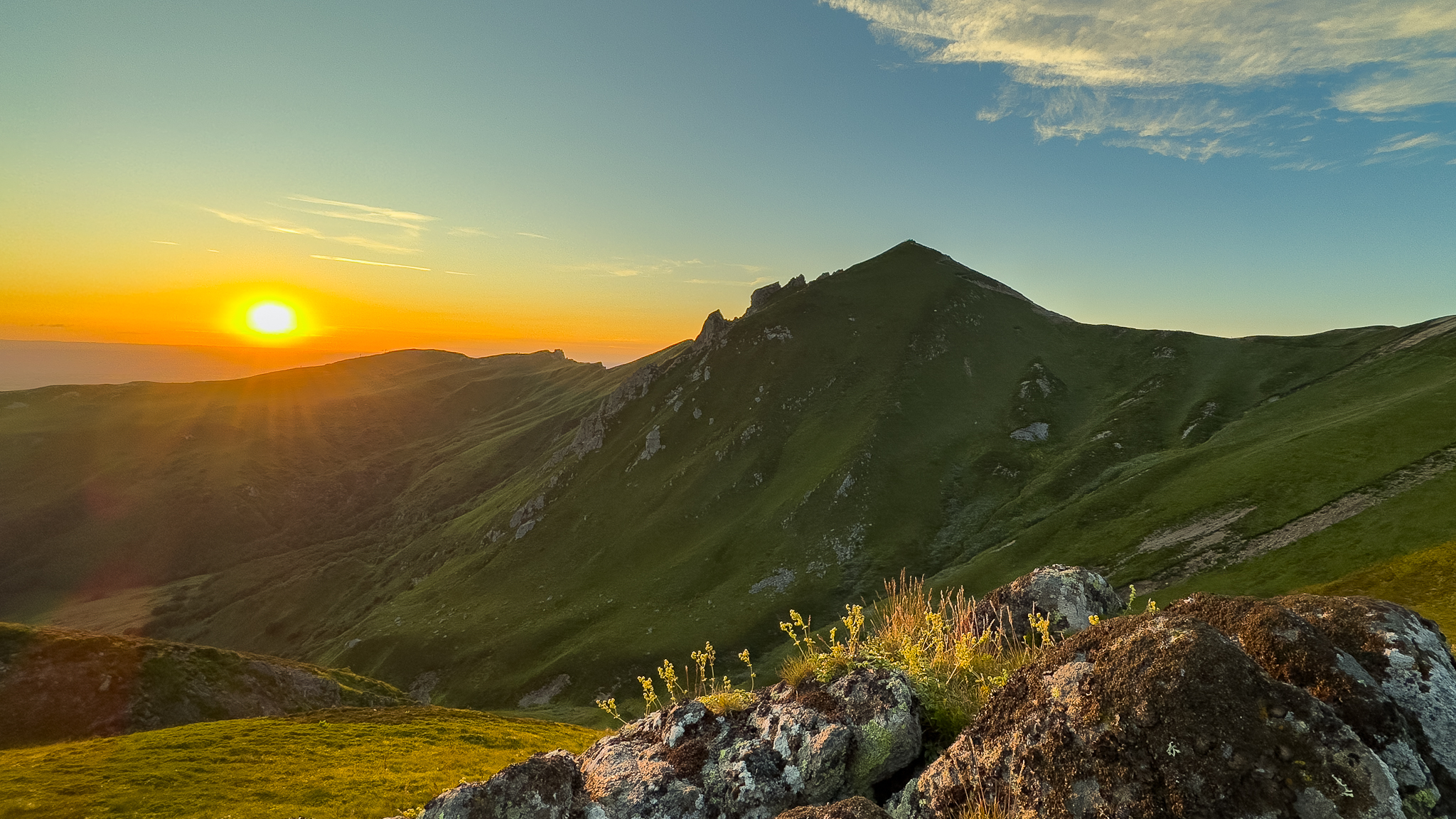 Magical Sunset over the Chastreix-Sancy Nature Reserve