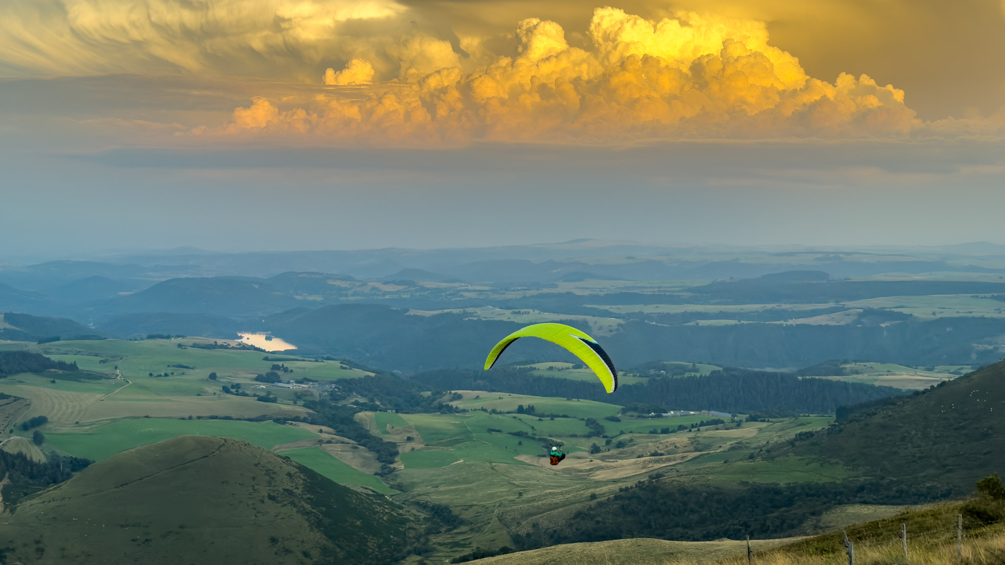 Puy de la Tâche: Paragliding - Exceptional Flight and View