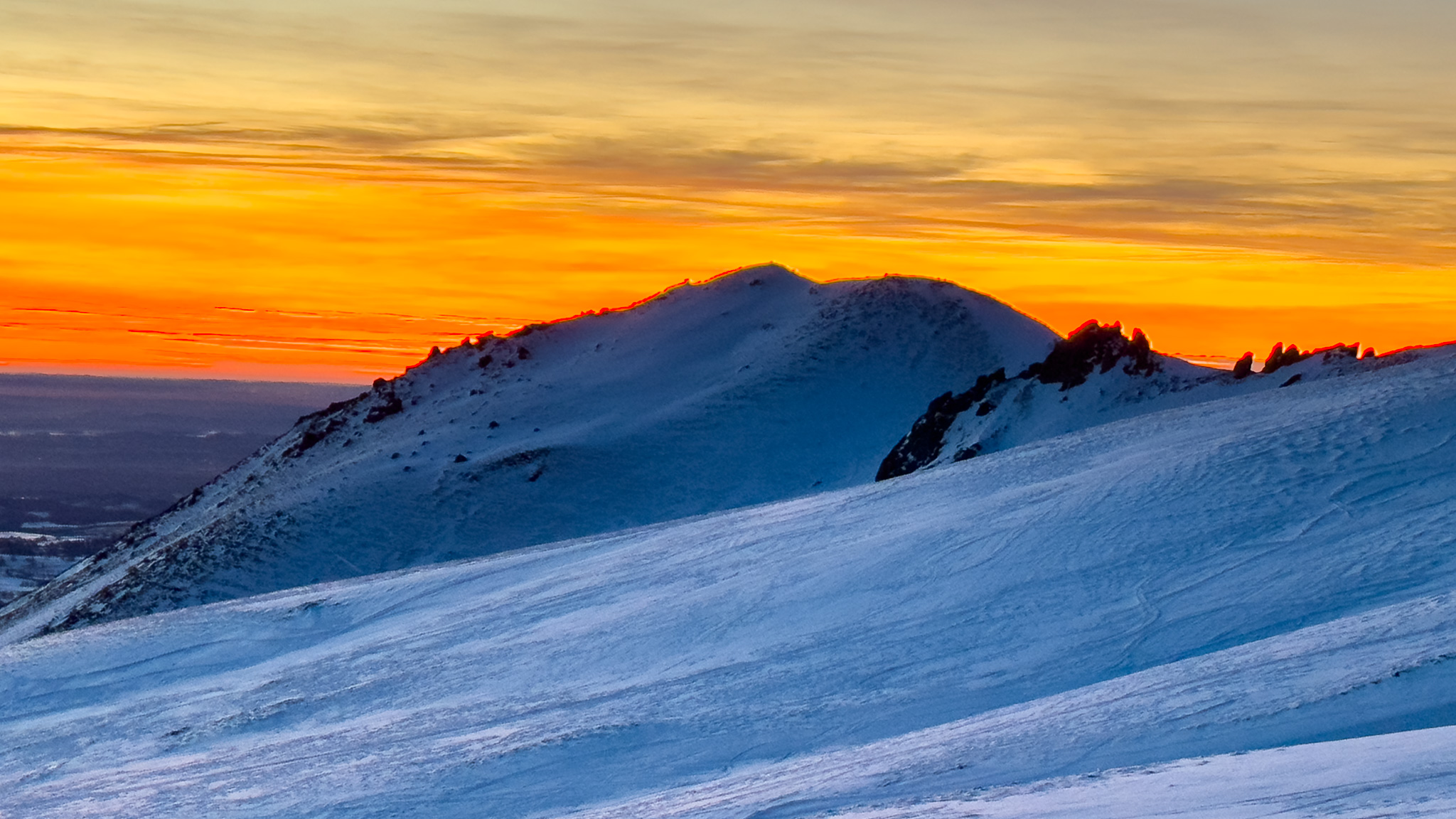 Puy Gros: Magical Sunset on the Slopes of Sancy