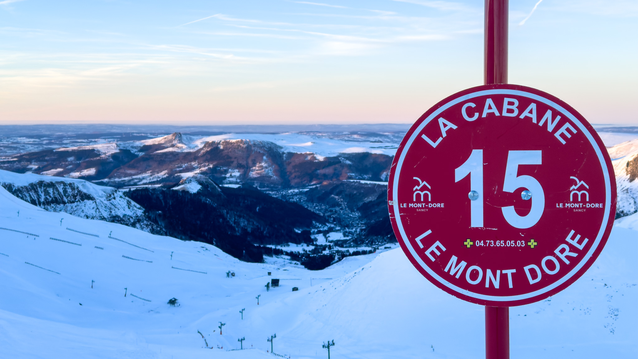 The Mont Dore Station on the slopes of Puy de Sancy