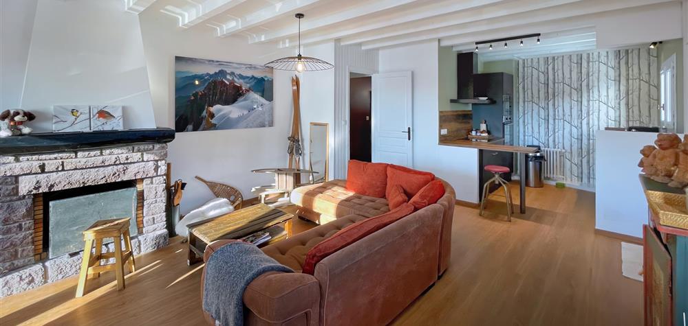 Chalet Ma Cambuse, the welcoming living room