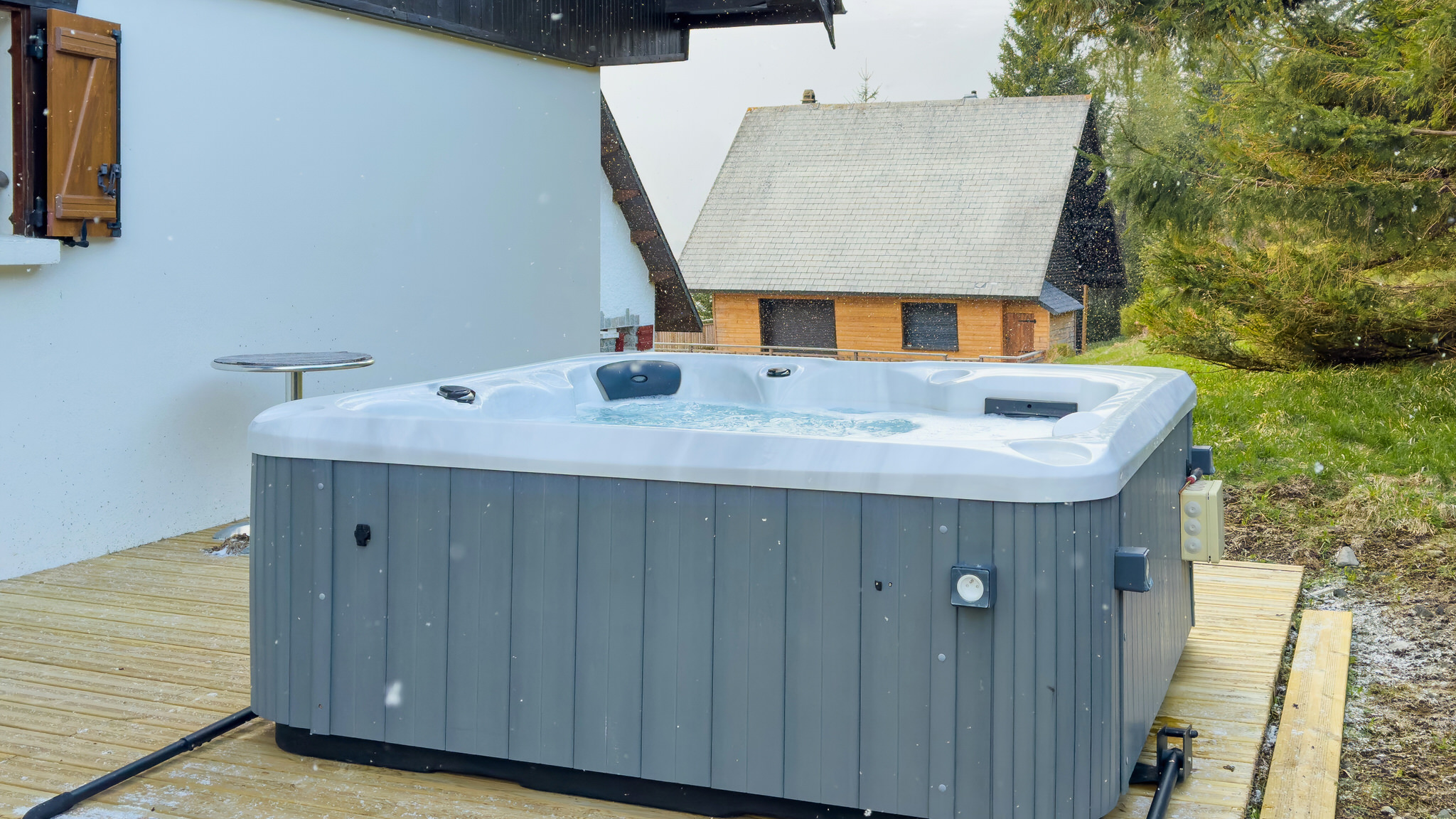 Chalet Ma Cambuse Super Besse - private spa