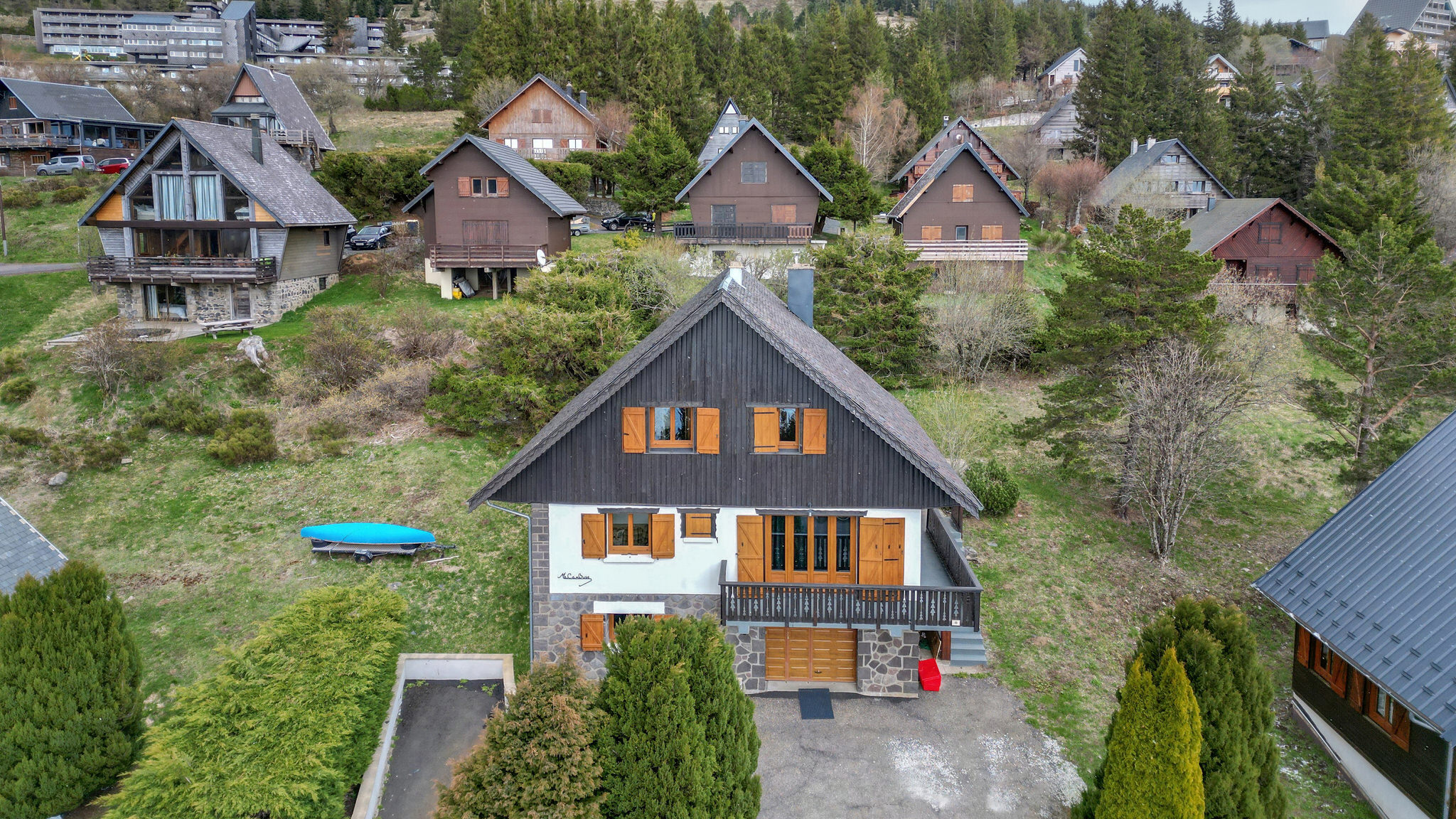 Chalet Ma Cambuse Super Besse - bird's eye view